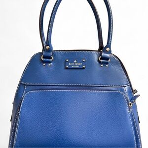 Kate Spade Blue Leather Handbag